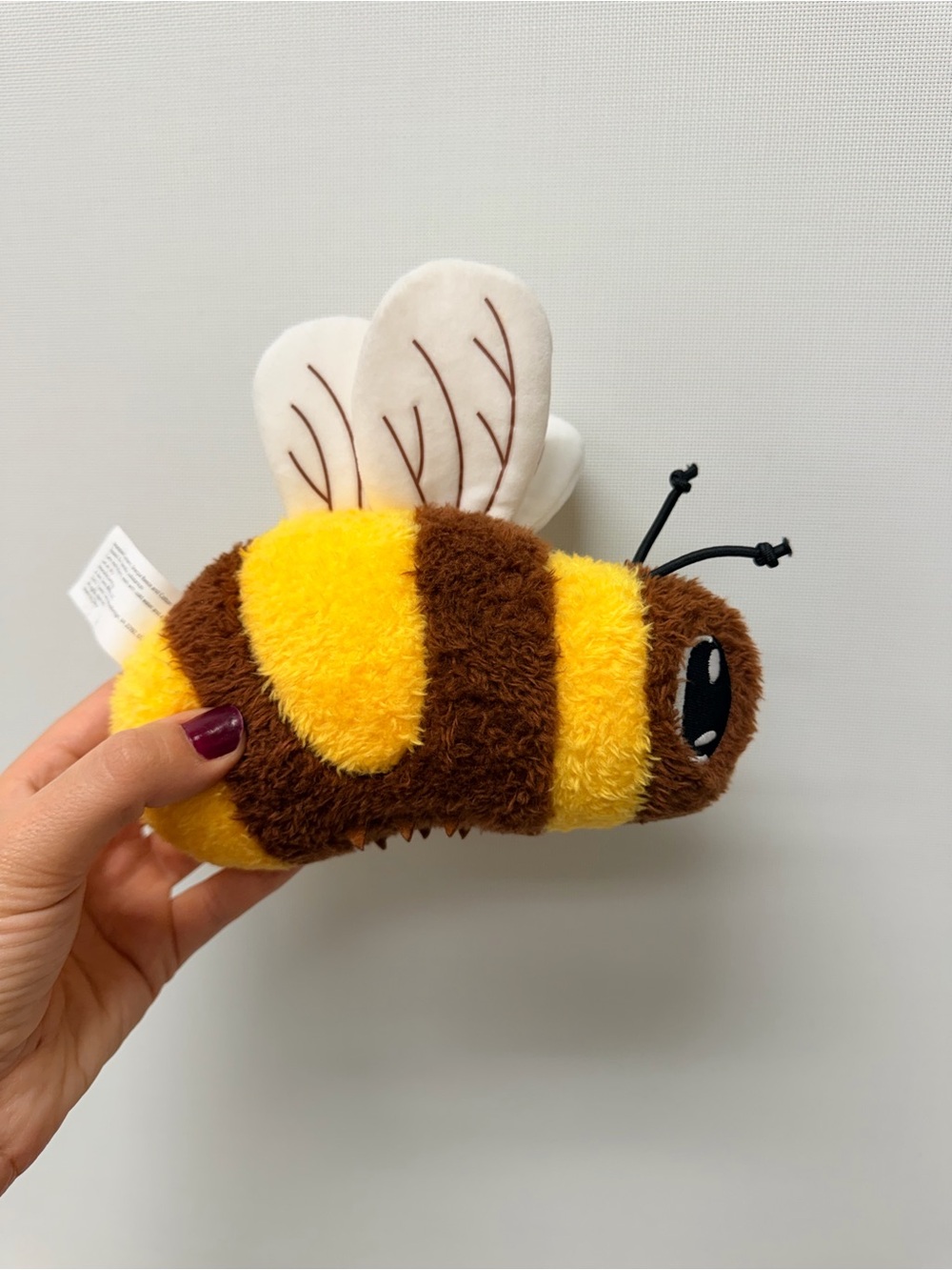 Yellow & Brown Plush Bee